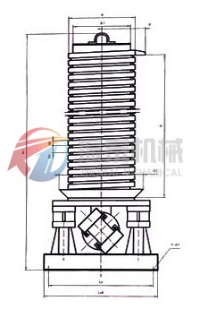 垂直振動(dòng)電機(jī)外形圖